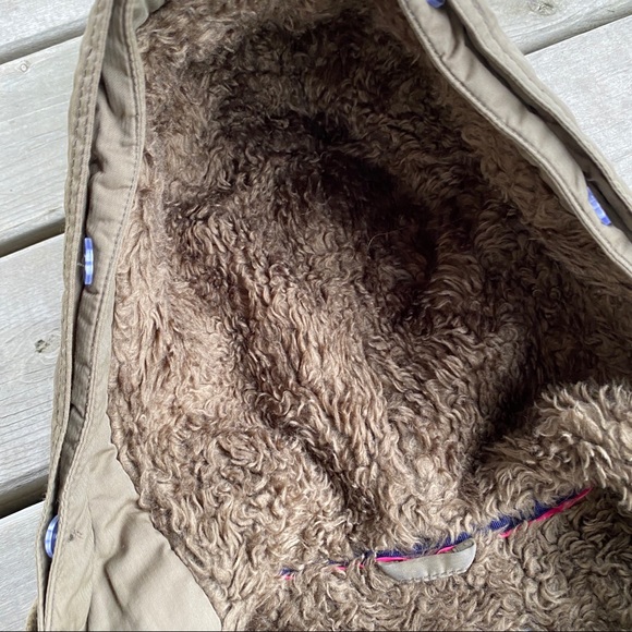 American Eagle Army Green Long Coat - Picture 6 of 8